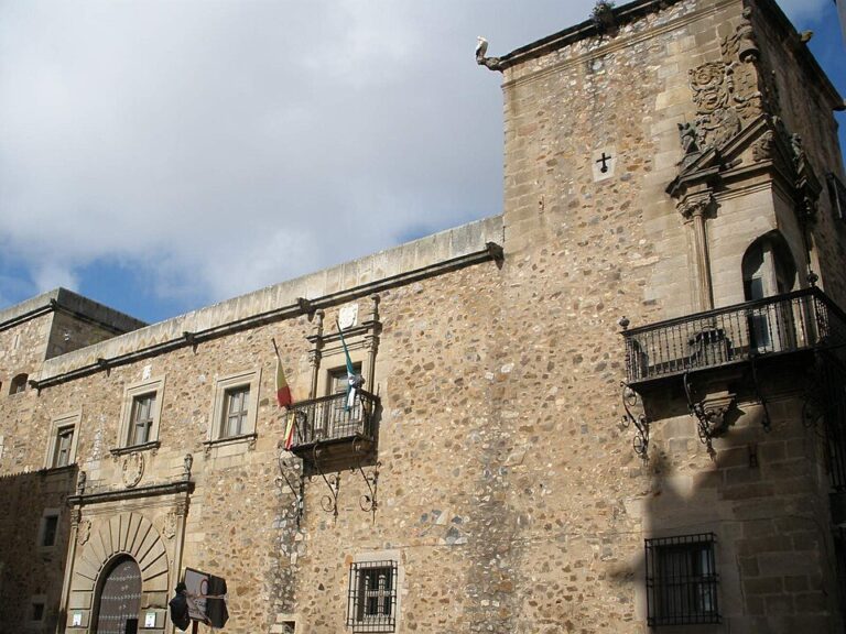 Palacio de Godoy en la ciudad monumental de Cáceres