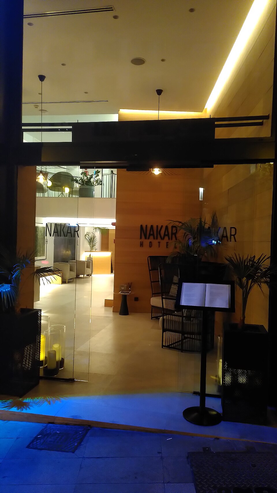 Fachada del Nakar Hotel en la avenida Jaume III de Palma